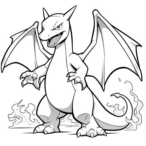 charizard coloring page|Charizard Coloring Pages (Free PDF Printables)